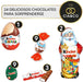 Calendario de Adviento Kinder Casa 2024 con 24 Chocolates Surtidos (184g) y Tarjeta Personalizable Cia&Co. Incluye Huevo Kinder Sorpresa, Schoko-Bons y más. Cia&Co - lateral