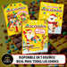 Calendario de Adviento Lacasitos 2024, 72g de chocolate, con 3 diseños aleatorios, pasatiempos y tarjeta personalizada Cia&Co. El regalo ideal para niños y niñas. Cia&Co - ingredientes