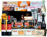 Cesta de Navidad con Paleta Serrana Cia&Co Lote A216. Un regalo gourmet con Paleta Reserva, Cava, vino, ibéricos, queso y dulces. Personaliza tu tarjeta con logo o imagen. Cia&Co - frontal