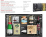 Cesta de Navidad Gourmet en Caja de Madera Cia&Co Lote B107. Un regalo de lujo con Whisky, Cava, vinos, ibéricos de bellota y dulces premium, presentado en una elegante caja de madera reutilizable. Cia&Co - pack