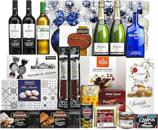 Cesta de Navidad Gourmet Lote B805 de Cia&Co. Un regalo inolvidable con una selección de productos de alta calidad, perfecto para empresas y para celebrar en familia. Cia&Co - frontal