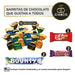 Cesta de Regalo con +30 Bombones y Chocolates Premium Cia&Co. Un surtido de lujo con Ferrero Rocher, Toblerone y Kinder Bueno, ideal para regalar en el Día de la Madre con tarjeta personalizada. Cia&Co - lateral