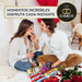 Cesta de Regalo con +30 Bombones y Chocolates Premium Cia&Co. Un surtido de lujo con Ferrero Rocher, Toblerone y Kinder Bueno, ideal para regalar en el Día de la Madre con tarjeta personalizada. Cia&Co - uso