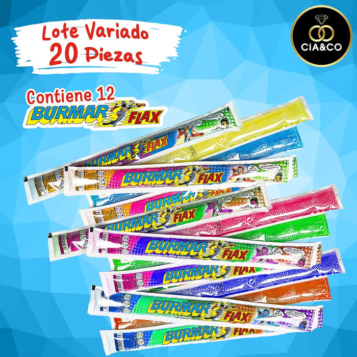 Cia&Co Mega Pack Variado de Polos para Congelar. Incluye el surtido Fiesta de 20 flashes, Piruletas XXL, YoigoIce de frutas y 12 flashes de sabores clásicos. ¡El lote definitivo del verano! Cia&Co - uso