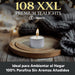 Cia&Co MegaPack de 108 Velas de Té XXL de 8 Horas: Velas de larga duración, sin olor y con mecha de autoapagado seguro, ideal para hostelería, eventos y hogar. Cia&Co - ingredientes