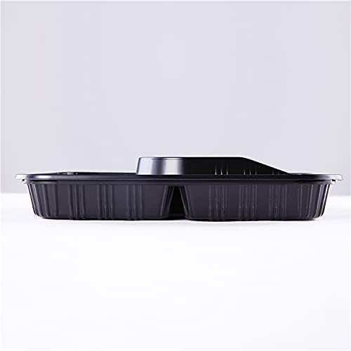 Cia&Co Pack de 12 Fiambreras Bento con 5 Compartimentos: La solución ideal para meal prep, con tapas herméticas, apilables y aptas para microondas y congelador. Cia&Co - presentacion