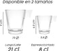 Cia&Co Pack de 6 Tazas de Café Pequeñas de Cristal Templado (8 cl). Vasos de Vidrio Transparente Ideales para Espresso y Cortado, Resistentes a Golpes, Aptas para Microondas. Cia&Co - lateral