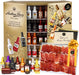 Cia&Co Pack Gourmet: 64 Bombones de Licor Anthon Berg (1kg) y Jamón Serrano Gran Reserva. Un regalo original con caja especial y tarjeta personalizada incluida. Cia&Co - frontal