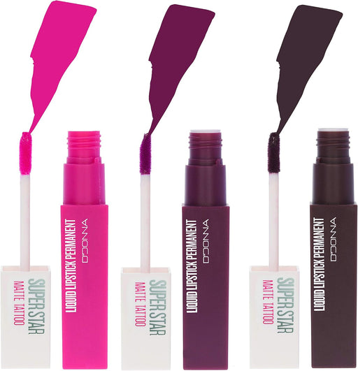 Cia&Co Set de 3 Labiales Líquidos Super Star Matte (Gama Nude II): Amplía tu colección de nudes con tres nuevos tonos de larga duración y acabado mate perfecto. Cia&Co - pack
