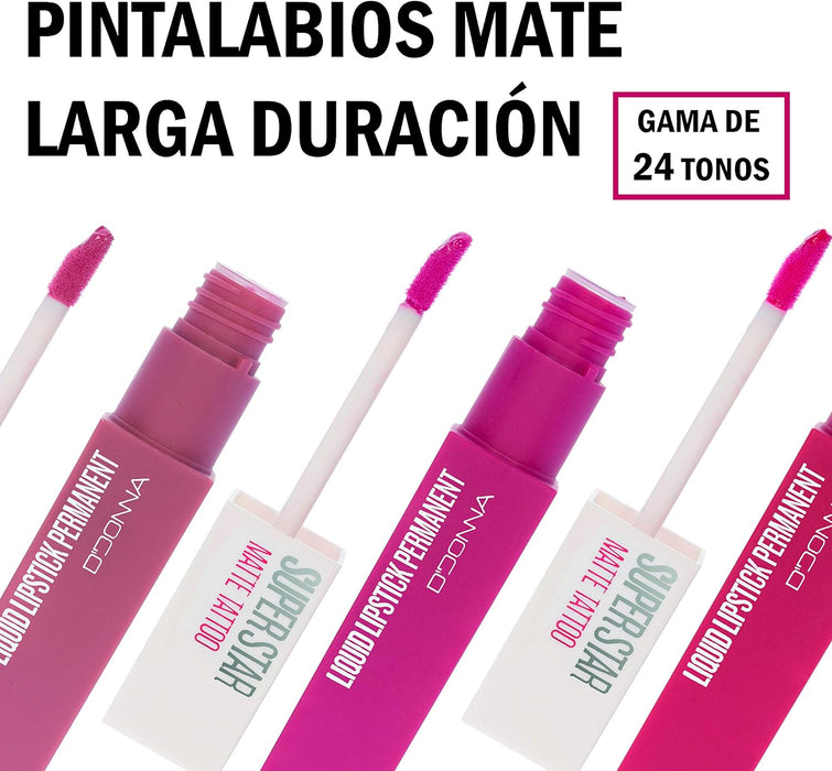 Cia&Co Set de 3 Labiales Líquidos Super Star Matte (Gama Rojos I): El trío de rojos infalible para unos labios seductores, con fijación permanente y acabado mate. Cia&Co - detalle