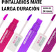 Cia&Co Set de 3 Labiales Líquidos Super Star Matte (Gama Violetas): Luce unos labios atrevidos y magnéticos con este pack de larga duración y acabado mate. Cia&Co - detalle