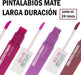 Cia&Co Set de 3 Labiales Líquidos Super Star Matte (Nude Pastel I): Descubre la delicadeza de los tonos nude pastel con este pack de labiales fijos y acabado mate. Cia&Co - detalle