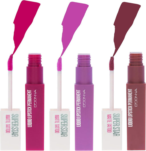 Cia&Co Set de 3 Labiales Líquidos Super Star Matte (Nude Pastel I): Descubre la delicadeza de los tonos nude pastel con este pack de labiales fijos y acabado mate. Cia&Co - pack