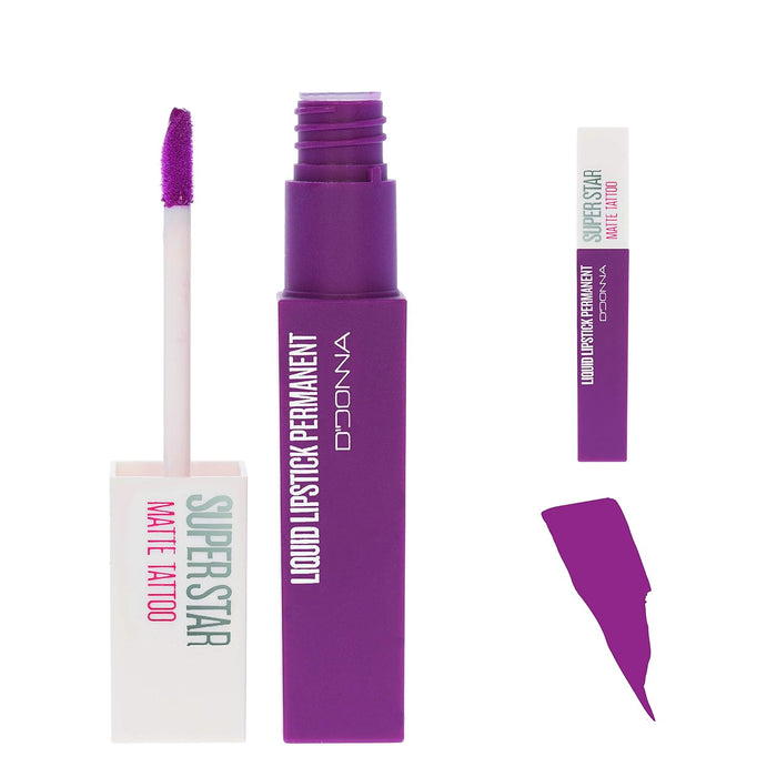 Cia&Co Set de 3 Labiales Líquidos Super Star Matte (Nude Pastel II): Tres nuevos tonos nude pastel para un look sofisticado, con una fórmula permanente y mate. Cia&Co - lateral