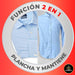 Cia&Co Spray Planchado Fácil con Pulverizador (Pack 2x750ml). Antiarrugas para ropa con efecto apresto que elimina arrugas y olores, con o sin plancha. Cia&Co - uso