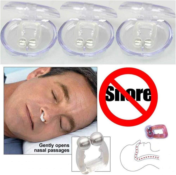 Clip Nasal Magnético Anti-Ronquidos de Silicona, Dispositivo para Dejar de Roncar. Solución cómoda y reutilizable para mejorar la respiración y garantizar un sueño reparador. Cia&Co - detalle
