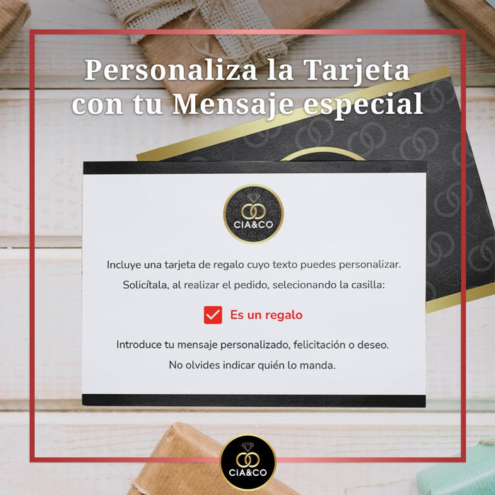 Corazón de Chocolate con Leche 3D Cia&Co, 110g. Figura de diseño geométrico sin gluten ni aceite de palma, con tarjeta personalizable, ideal como regalo para el Día de la Madre. Cia&Co - presentacion