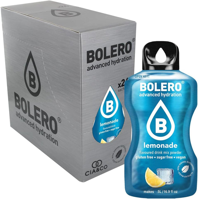 Disfruta del clásico sabor a Limonada con este pack de 24 sobres de bebida Bolero. Una opción hidratante, sin azúcar y deliciosa. Incluye 30 Pepitas Saludables de Cia&Co. Cia&Co - extra