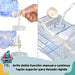 Dispensador de Agua Fría para Nevera de Gran Capacidad 7,8 Litros by Cia&Co. Garrafa robusta y reutilizable con grifo doble función, asa de transporte y tapón de llenado rápido. Cia&Co - lateral