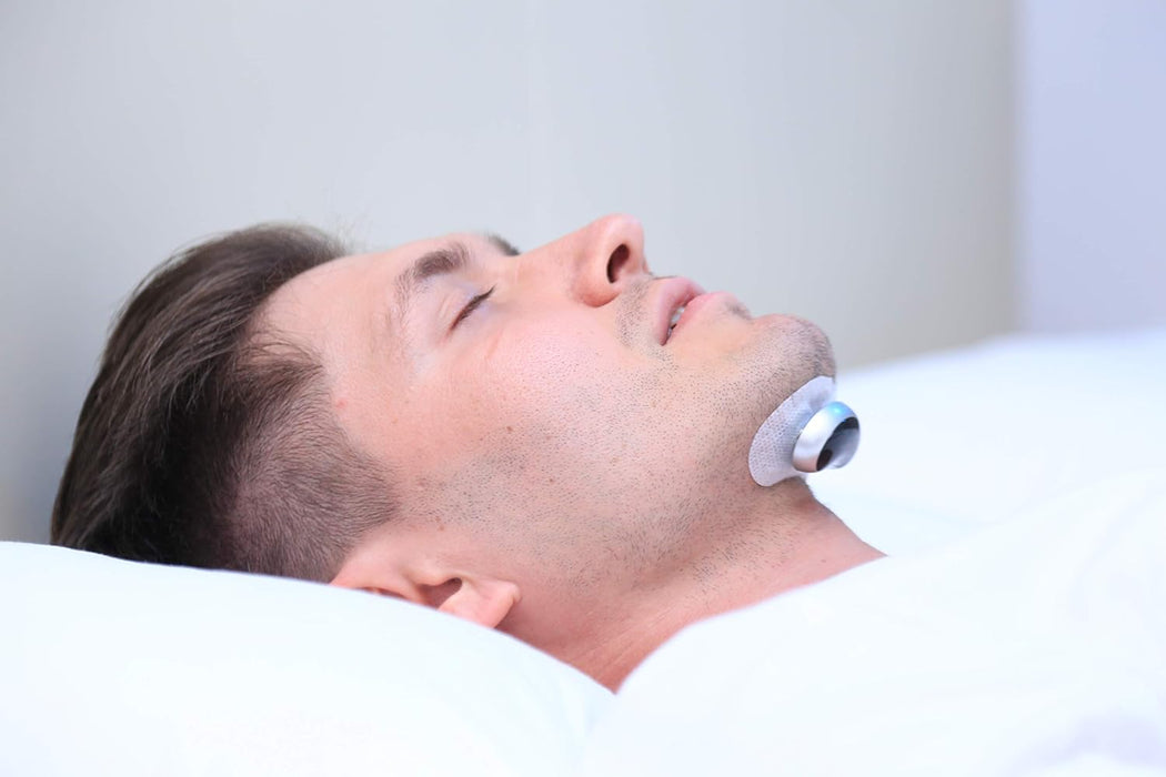 Dispositivo Anti-ronquidos inteligente Snore Circle de Cia&Co. Tecnología Bluetooth con control por App para evitar roncar, aliviar la apnea del sueño y congestión. Cia&Co - detalle