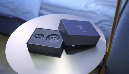 Dispositivo Anti-ronquidos inteligente Snore Circle de Cia&Co. Tecnología Bluetooth con control por App para evitar roncar, aliviar la apnea del sueño y congestión. Cia&Co - pack