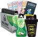 El kit tropical definitivo: 24 sobres de bebida Bolero Aloe Vera Coco sin azúcar, 50 Pepitas Saludables y una botella mezcladora shaker Cia&Co para una preparación perfecta. Cia&Co - frontal