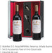 Estuche de Lujo con Vino Rioja Imperial Reserva de CVNE. Un regalo gourmet con una botella de vino emblemático, un set de 3 accesorios y tarjeta personalizada. Cia&Co - uso