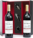 Estuche de Lujo con Vino Rioja Viña Arana Gran Reserva. Un regalo gourmet que incluye una botella de vino tinto y un set de 3 accesorios, con tarjeta personalizada. Cia&Co - frontal