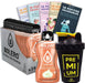 Kit completo Bolero sabor Yogurt: 24 sobres de bebida sin azúcar, botella mezcladora shaker y 50 Pepitas Saludables Cia&Co para una hidratación cremosa y saludable. Cia&Co - frontal