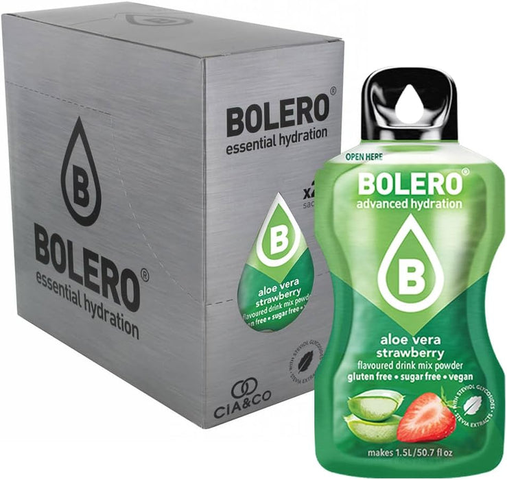 Kit premium de hidratación: 24 sobres de Bolero Aloe Vera Fresa, 50 Pepitas Saludables de Cia&Co y una botella mezcladora shaker de 500 ml exclusiva. Cia&Co - zoom
