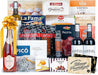 Lote de Navidad Gourmet A206 de Cia&Co. Una cesta de regalo elegante y sofisticada con productos de primeras marcas, ideal para un detalle de prestigio. Incluye tarjeta personalizable. Cia&Co - frontal