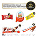Lote Regalo con +28 Chocolates Kinder y +400g de Chuches Sin Gluten. Incluye Kinder Joy, Bueno, Toblerone y más, con tarjeta personalizable con tu foto o logo. Cia&Co - ingredientes