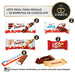 Lote Regalo con +35 Bombones y Chocolates Premium Cia&Co. Un surtido de lujo con Lindt Lindor, Kinder Bueno, Toblerone y más, con tarjeta personalizable. Cia&Co - ingredientes