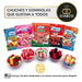 Lote Regalo con +45 Chuches y 450g de Gominolas Sin Gluten. Un surtido de Cia&Co con Kit Kat, Huesitos y Oreo, ideal para niños y celíacos, con tarjeta personalizable. Cia&Co - lateral