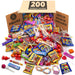 Mega Box de 200 Chuches, Caramelos y Golosinas de Cia&Co. Un maxi surtido para grandes fiestas, ideal para rellenar piñatas o preparar hasta 20 bolsas de cumpleaños. Cia&Co - frontal