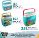 Nevera Portátil Rígida Coll-Box de Cia&Co (25L). Un cooler de alto rendimiento que mantiene el frío hasta 30 horas, con gran capacidad y diseños modernos para el verano 2025. Cia&Co - ingredientes