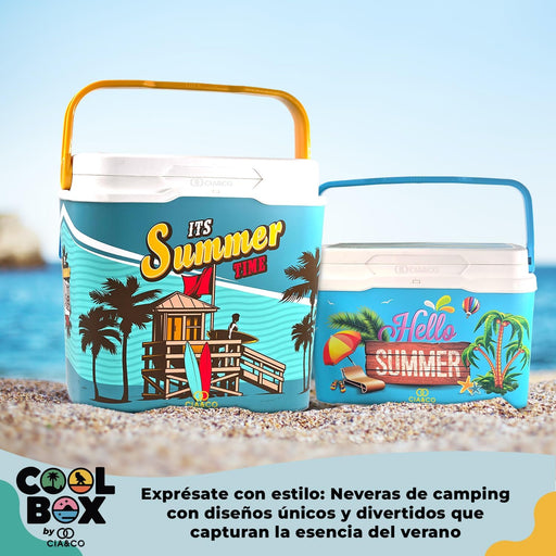 Nevera Portátil Rígida Coll-Box de Cia&Co (25L). Un cooler de alto rendimiento que mantiene el frío hasta 30 horas, con gran capacidad y diseños modernos para el verano 2025. Cia&Co - pack