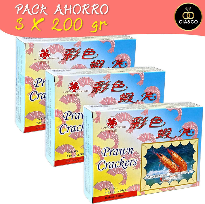 Obleas de Pan de Gambas de Colores para Freír Cia&Co, pack de 3 cajas (600g). Un aperitivo crujiente, sabroso y divertido para dar un toque festivo a tu mesa. Cia&Co - uso