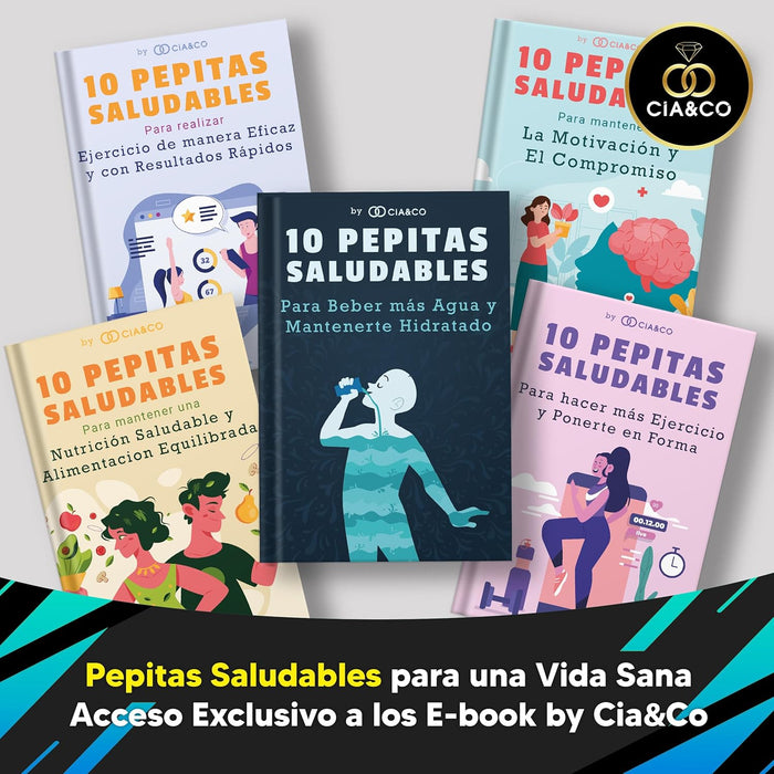 Pack 20 Sobres Bolero ENERGY con sabores variados. Bebida energética en polvo sin azúcar con Taurina, Cafeína Natural y Vitaminas del grupo B. Incluye 50 Pepitas Saludables Cia&Co. Cia&Co - ingredientes