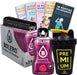 Pack Bolero Sabor Frambuesa (24 sobres) con Botella Shaker Cia&Co: El kit completo para disfrutar de tu bebida de frutos rojos sin azúcar, en casa o donde vayas. Cia&Co - frontal
