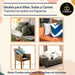 Pack de 2 Rellenos para Cojín 30x50 cm de Cia&Co. Fibra virgen indeformable, hipoalergénica y antiácaros, con funda transpirable y lavable para un confort duradero. Cia&Co - ingredientes