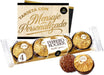 Pack de 4 Bombones Ferrero Rocher (50g) con Tarjeta Personalizada Cia&Co. El detalle dulce y personal perfecto para decir "gracias", "enhorabuena" o "me acuerdo de ti" de forma original. Cia&Co - frontal