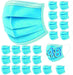 Pack de 48 mascarillas higiénicas desechables The Pink House. Fabricadas con 3 capas de protección para una filtración eficiente y un uso diario seguro y cómodo. Cia&Co - frontal