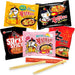 Pack de 5 Ramen Coreano Picante Selección Top Cia&Co: Incluye Samyang Buldak Hot, Carbonara, Curry, Nongshim Spice y Super Spicy con 2 Pares de Palillos de Regalo. Cia&Co - frontal
