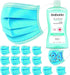 Pack de protección Cia&Co con 24 mascarillas higiénicas The Pink House y 1 gel hidroalcohólico Babaria de 300 ml. Protección completa con materiales no tóxicos. Cia&Co - frontal