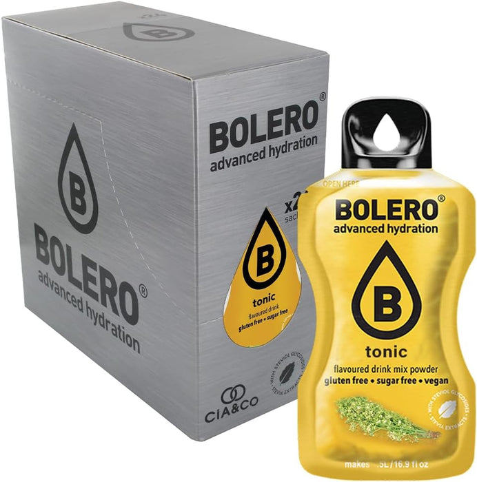 Pack Premium Bolero Tónica: 24 sobres de 9g sin azúcar con 50 Pepitas Saludables y un shaker mezclador de 500ml exclusivo de Cia&Co para tus mejores cócteles. Cia&Co - zoom