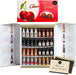 Pack Regalo Anthon Berg: 64 Botellitas de Chocolate con Licor + 15 Bombones de Cereza. Incluye tarjeta personalizada. El detalle perfecto para amantes del chocolate y licor. Cia&Co - frontal