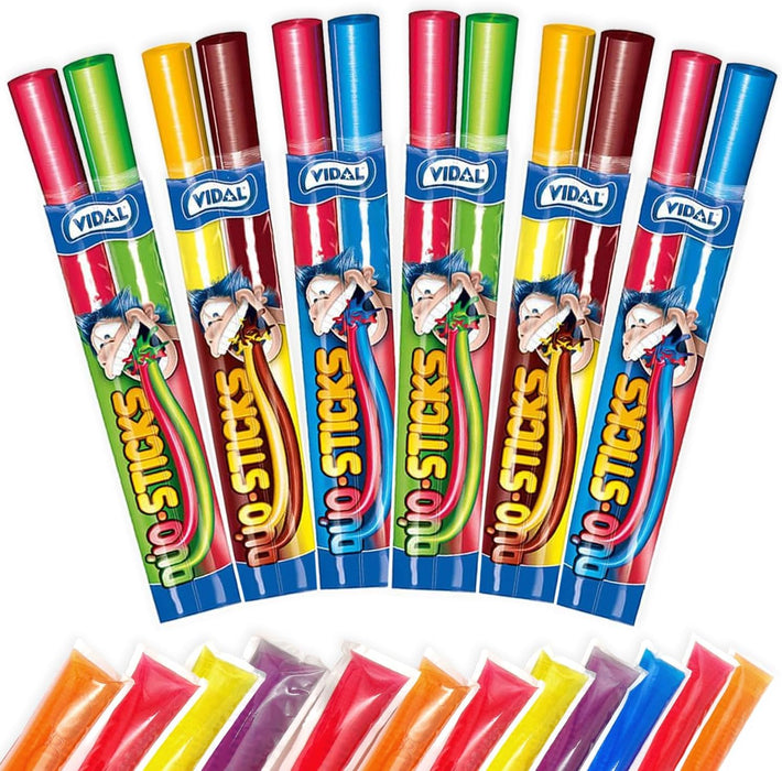 Pack Veraniego Cia&Co con 18 Flashes de Sabores Top. Incluye 6 polines Duo Sticks de Vidal de doble sabor y 12 flashes Burmar con los sabores más clásicos y refrescantes. Cia&Co - detalle