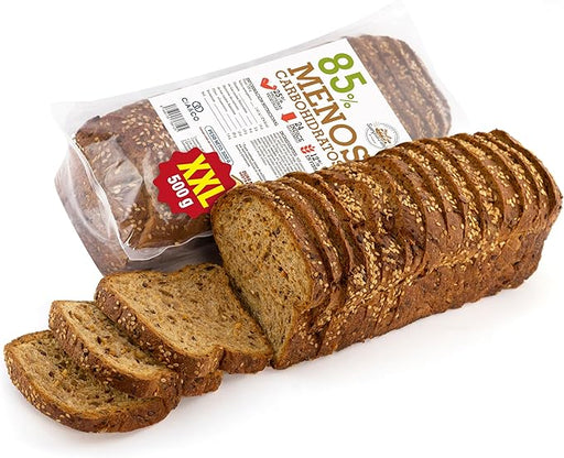 Pan Proteico SiempreTierno XXL (500g) de Cia&Co, en rebanadas. Bajo en carbohidratos (85% menos) y con 25% de proteína, es perfecto para dietas Keto y fitness. Cia&Co - frontal