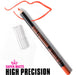 Set de 12 Lápices Delineadores de Ojos y Labios Matte de Larga Duración. Un kit de maquillaje versátil y resistente al agua con 12 colores diferentes para looks creativos. Cia&Co - lateral
